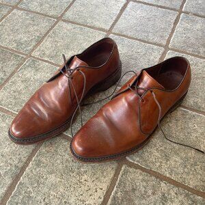 Allen Edmonds Jodox saddle tan leather shoes, men's 8